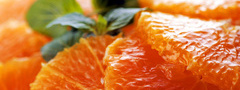 апельсины, фрукты, макро, дольки