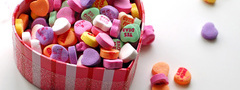 День Св. Валентина, сердце, сердечки, конфеты, сладости