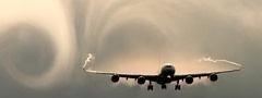 Airbus, A400, полёт, облака