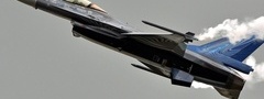 F-16, истребитель, полёт