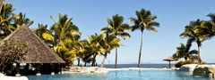 пальмы, солнце, острова фиджи, фиджи, тихий океан, пляж, бассейн, отдых, ра ...