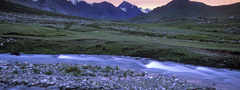 Алтай, национальный парк, небо, горы, ручей