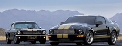 ford, mustang gth 1966, old, new
