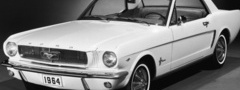ford, mustang, car, 1964