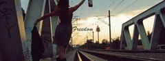 freedom, свобода, железная дорога, алкоголь, дорога