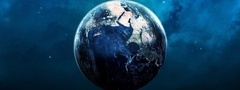 синий шар, шар, планета, земля
