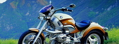 BMV, мотоцикл, горы