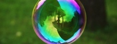 bubble, all, colour, rainbow