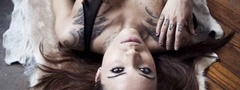 sexy, beauty, girl, tattoo, arabella drummond