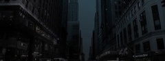 new york, city, dark, street