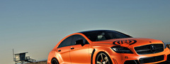 Mercedes-Benz, AMG, CLS-Klasse, CLS 63, C218, orange, мерседес бенц, оранже ...