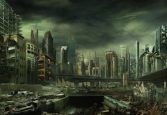 город, разрушения, катастрофа