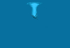 падение, под воду, вода