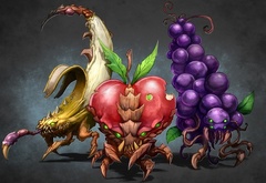 starcraft 2, зерги, фрукты