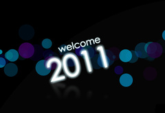 welcome, 2011, blue, black