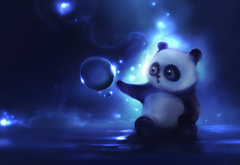 Панда, пузырь