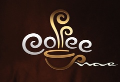 кофе, текстура, буквы, надпись, пар, чашка
