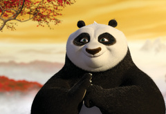 панда, кунг-фу, радость