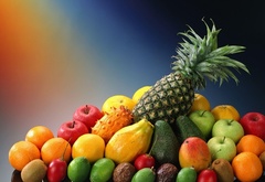 colorful, fruit, mix