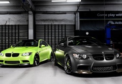 bmw, m3, cars, green, black