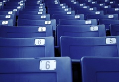 blue, seat, numbers