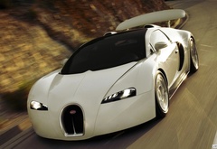 bugatti, veyron, grand sport, white, 