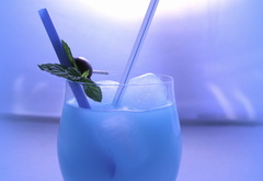 голубой, напиток, счастья