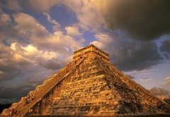 ancient, sacrificial, pyramid