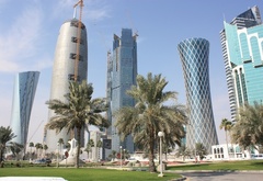 qatar, doha, city, buildings