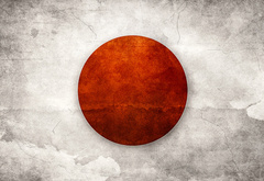 флаг, Япония, круг