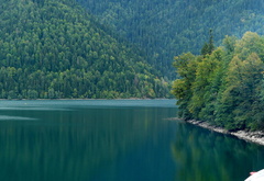georgia, Ritsa lake,  