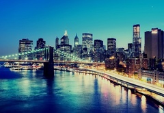 , Brooklyn bridge, Manhattan, , New York
