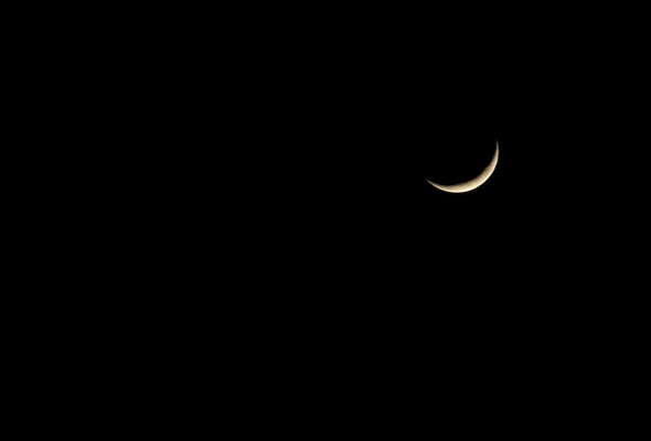 Луна, ночь, темнота