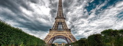 город, париж, башня, эйфелева башня