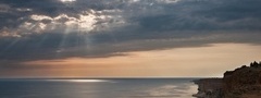 море, небо, облака, Крым, Украина
