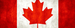 флаг, гранж, Канада