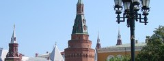 Москва, Кремль, Александровский сад, фонарь, башня