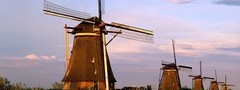 мельницы, голландия