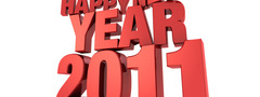 2011, цифры, год, новый год, рождество, надпись