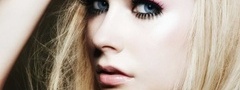 girl, Girl, Hair, Eyes, Mood, Posture, Face, Cute, Sexy, Avril Lavigne, Lav ...