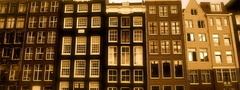 Oost Vries Lant, Амстердам, Голландия, дом, здание, дома, улица, город, окн ...