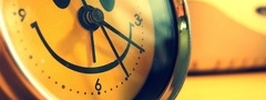 часы, будильник, стрелки, время, смайл, цвета, фото, разное, обои