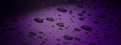 цвет, фиолетовый, капли, вода