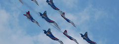 Большая девятка, Су-27, МиГ-29, русские витязи, стрижи