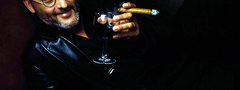 Жан Рено, актер, знаменитость, сигара, очки