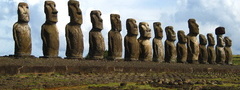 остров пасхи, моаи, статуи