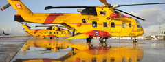 CH-149, Cormorant, вертолёт, полёт, лопасти