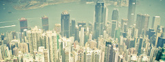 Гонконг, город, высота, небоскрёбы
