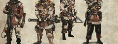 Iron Grip: Marauders, стимпанк, пехота, воины