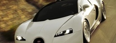 bugatti, veyron, grand sport, white, белый